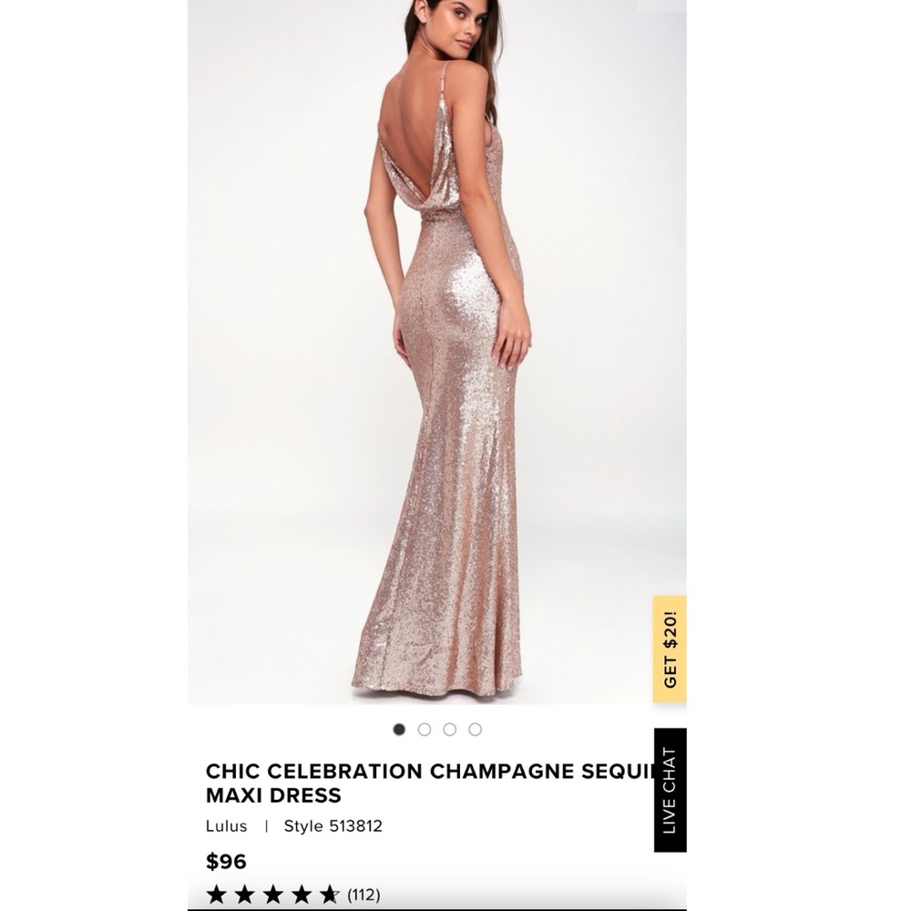 Lulu’s Formal Sequin Dress